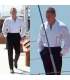 bretelles homme blanc moiré marque Thurston