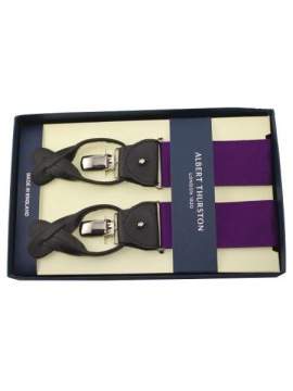 bretelles larges pour homme de couleur violette Thurston