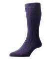 Chaussettes bleu marine 85% cachemire Pantherella