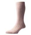 Chaussettes beige 85% cachemire Pantherella